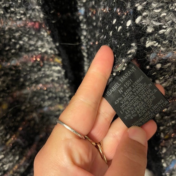 Isabel Marant Etoile Multicolor Bouclé Blazer - Picture 7 of 7